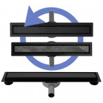 Трап душевой Rea Pure Neo Pro Black Трап душевой Rea Pure Neo Pro Black